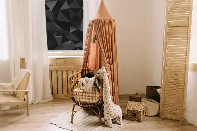 Vidiniai užtemdantys roletai Juodasis origami