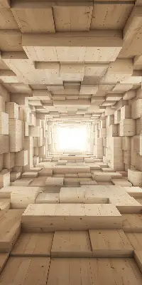 Vidiniai užtemdantys langų roletai 3D medinė skylė