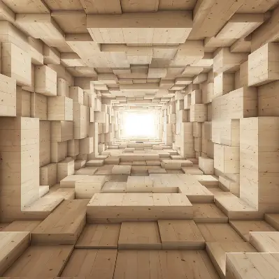 Vidiniai užtemdantys langų roletai 3D medinė skylė