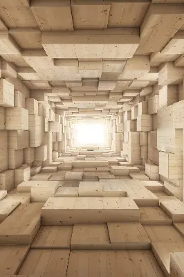 Vidiniai užtemdantys langų roletai 3D medinė skylė