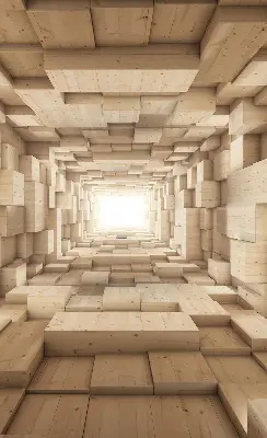 Vidiniai užtemdantys langų roletai 3D medinė skylė