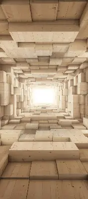 Vidiniai užtemdantys langų roletai 3D medinė skylė