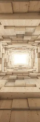 Vidiniai užtemdantys langų roletai 3D medinė skylė
