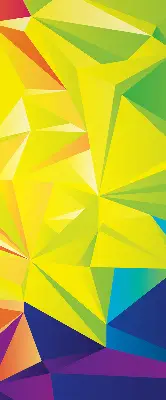 Vidiniai užtemdantys roletai langams Spalvingas origami raštas