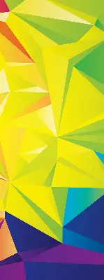 Vidiniai užtemdantys roletai langams Spalvingas origami raštas