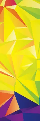 Vidiniai užtemdantys roletai langams Spalvingas origami raštas