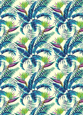 Užtemdantys roletai langams Tropiniai augalai