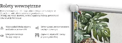 Užtemdantys roletai langams Gepardai ant šakos