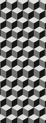 Vidiniai užtemdantys roletai langams 3D kubai