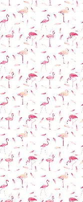 Vidiniai užtemdantys langų roletai Flamingos ir jų plunksnos