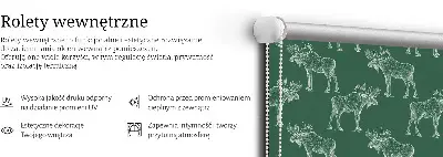 Užtemdantys roletai balkono durims Žaliasis briedis