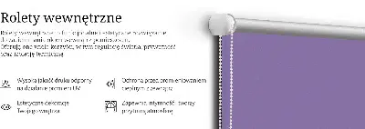 Užtemdantys roletai langams Violetinė