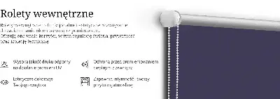Užtemdantys roletai balkono durims Tamsiai violetinė