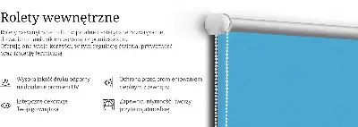 Medžiaginiai užtemdantys roletai Mėlyna