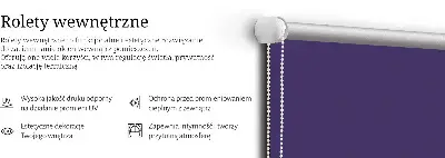 Užtemdantys roletai balkono durims Violetinė