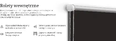 Užtemdantys roletai langams Juoda
