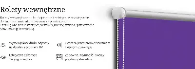Vidiniai užtemdantys langų roletai Violetinė