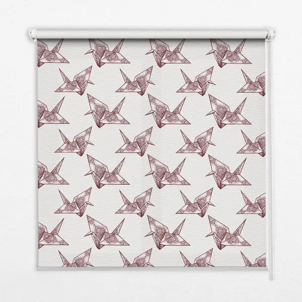 Vidiniai užtemdantys roletai langams Origami gulbės