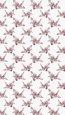 Vidiniai užtemdantys roletai langams Origami gulbės