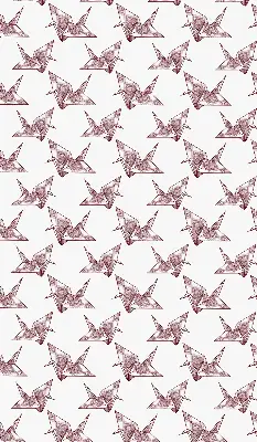 Vidiniai užtemdantys roletai langams Origami gulbės