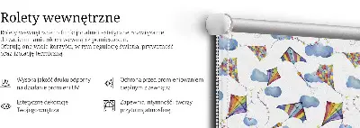 Užtemdantys roletai langams Spalvingi aitvarai
