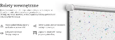 Vidiniai užtemdantys roletai Dažų dėmės