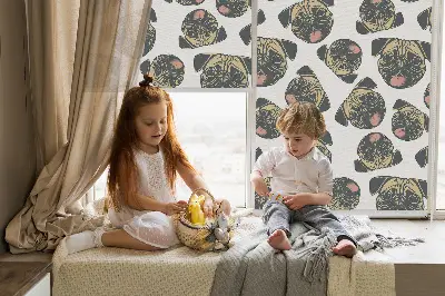 Užtemdantys roletai balkono durims Buldogai