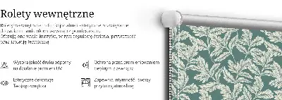 Vidiniai užtemdantys roletai Lapų tapetai