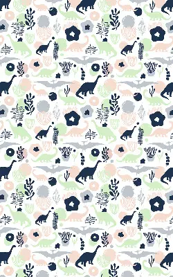 Vidiniai užtemdantys roletai Spalvingi dinozaurai