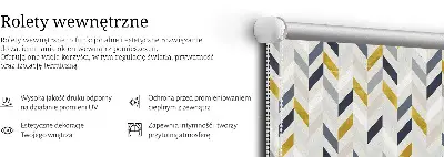 Vidiniai užtemdantys langų roletai Spalvinga silkė