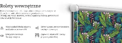 Užtemdantys roletai langams Egzotiniai augalai