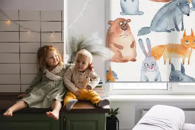 Vidiniai užtemdantys roletai langams Gyvūnai