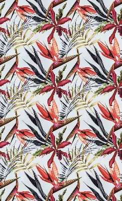 Medžiaginiai užtemdantys roletai Egzotiniai lapai