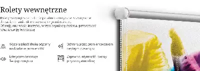 Vidiniai užtemdantys roletai langams Nutapytas paveikslas