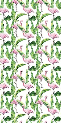 Užtemdantys roletai balkono durims Flamingos prie lapų