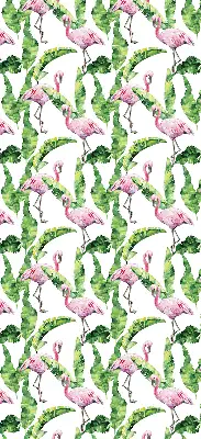 Užtemdantys roletai balkono durims Flamingos prie lapų