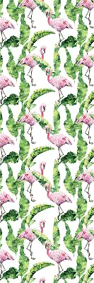 Užtemdantys roletai balkono durims Flamingos prie lapų