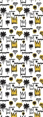 Užtemdantys roletai langams Pieštos gėlės