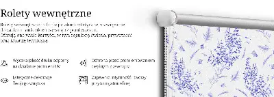 Vidiniai užtemdantys langų roletai Violetiniai augalai