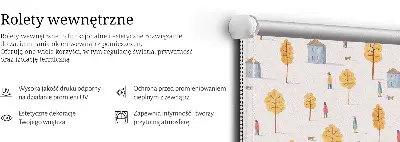 Medžiaginiai užtemdantys roletai Namai tarp medžių
