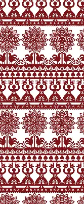 Vidiniai užtemdantys roletai langams Rudas raštas