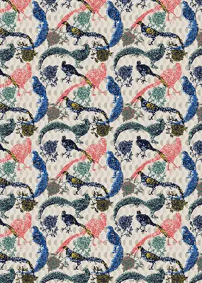 Vidiniai užtemdantys roletai Spalvingi povai