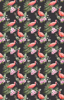 Medžiaginiai užtemdantys roletai Flamingos ant augalų