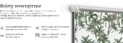 Vidiniai užtemdantys langų roletai Palmės