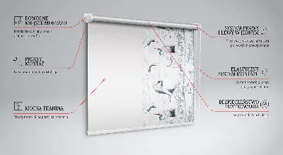 Vidiniai užtemdantys roletai langams Garniai ir medžiai