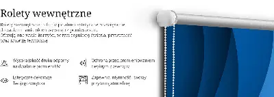 Užtemdantys roletai balkono durims Mėlynos bangos