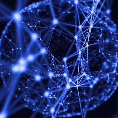 Užtemdantys roletai langams Mėlyni taškai, sujungti linijomis