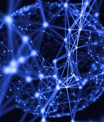 Užtemdantys roletai langams Mėlyni taškai, sujungti linijomis