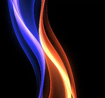 Vidiniai užtemdantys roletai Oranžinė ir mėlyna animacija
