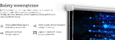 Vidiniai užtemdantys roletai langams Mėlyna kruša